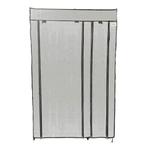 Opvouwbare Kledingkast | Campingkast | 108x44x166cm | Grijs, Huis en Inrichting, Kasten | Kledingkasten, 100 tot 150 cm, Verzenden