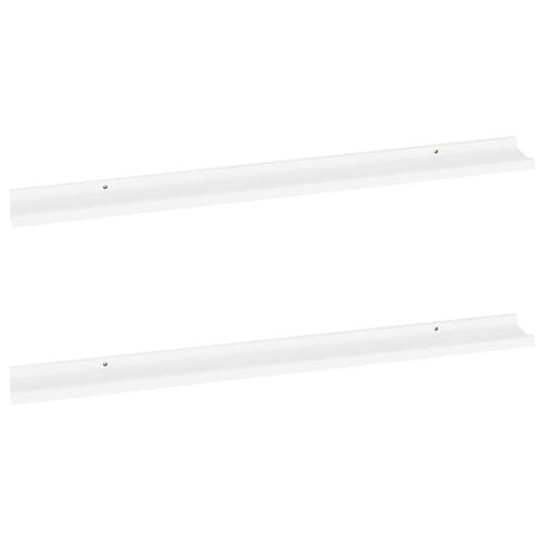 2 Witte Wandplanken | 100 cm | OP=OP Tweedekansje, Huis en Inrichting, Woonaccessoires | Wandplanken en Boekenplanken, Nieuw, Ophalen of Verzenden