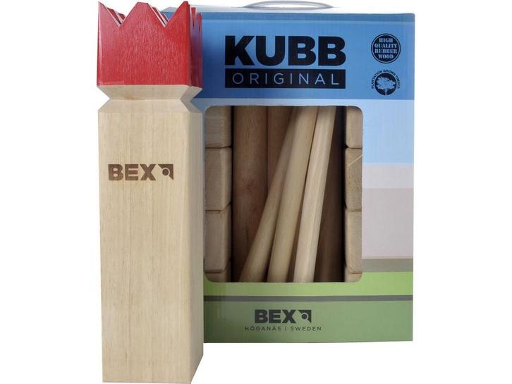 Bex Sport Original Kubb - Buitenfamiliespel - Inclusief, Kinderen en Baby's, Speelgoed | Overig, Zo goed als nieuw, Verzenden