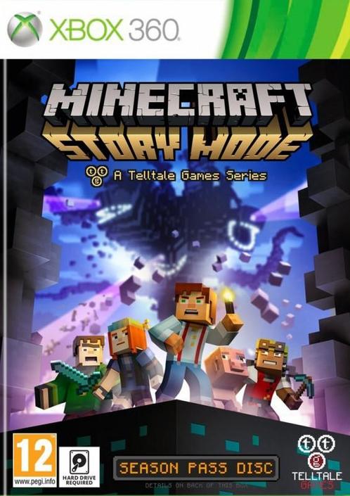 Minecraft Story Mode (Xbox 360), Spelcomputers en Games, Games | Xbox 360, Gebruikt, Vanaf 3 jaar, Verzenden