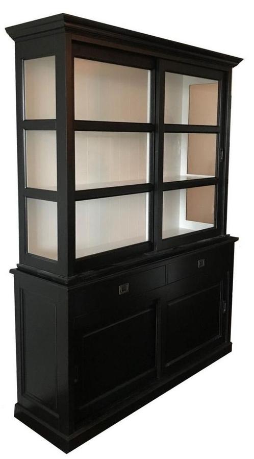 Buffetkast zwart Putten 160 x 220cm, Huis en Inrichting, Kasten | Buffetkasten, Ophalen of Verzenden