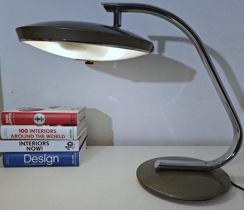 Fase - Luis Pérez de la Oliva - Bureaulamp - 520-C - Glas,, Antiek en Kunst, Antiek | Lampen