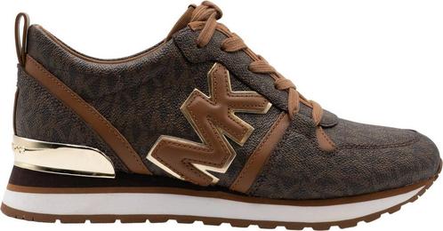 Michael Kors - Maat 36 - Dash Trainer Dames Sneakers - Bruin, Kleding | Dames, Schoenen, Verzenden
