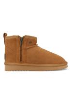 Warmbat Pantoffels Durack Zipper DRC321825 Bruin-39, Kleding | Dames, Schoenen, Verzenden, Nieuw, Bruin