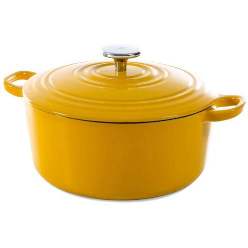 BK Bourgogne Stoofpot - Sunny Yellow - 24cm, Huis en Inrichting, Keuken | Potten en Pannen, Verzenden