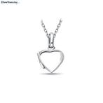 Zilveren klein hart medaillon, Sieraden, Tassen en Uiterlijk, Kettinghangers, Verzenden, Nieuw, Zilver