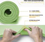 TRESKO® Yoga Mat Extra Dik - 185x60cm - Antislip - Groen, Huis en Inrichting, Verzenden, Nieuw