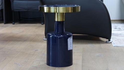 Zuiver Glam bijzettafel blauw SHOWMODEL, Huis en Inrichting, Tafels | Bijzettafels, Zo goed als nieuw, Ophalen of Verzenden