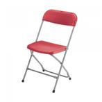 Klapstoel Europa | Kunststof | Rood | 12 stuks, Verzenden, Nieuw in verpakking