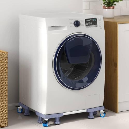 vidaXL Wasmachinesokkel Grijs 66 x 66 x 12 cm Metaal, Witgoed en Apparatuur, Wasmachines, Nieuw, Verzenden