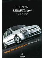 1999 RENAULT SPORT CLIO 172 LEAFLET ENGELS, Boeken, Nieuw, Renault, Author