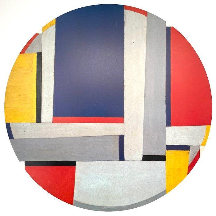 Fritz Glarner (after) - Relational Painting Tondo 43 -, Antiek en Kunst, Antiek | Meubels | Stoelen en Banken