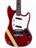 Fender Mustang Candy Apple Red Racing Stripes 1974, Muziek en Instrumenten, Ophalen of Verzenden, Gebruikt, Solid body, Fender