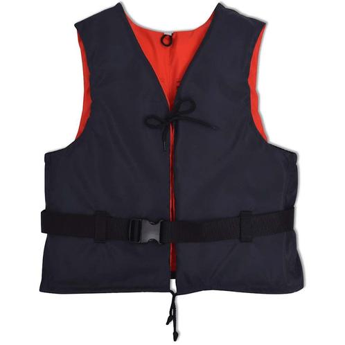 vidaXL Zwemvest 50N 50-70 kg marineblauw, Watersport en Boten, Watersportkleding, Nieuw, Verzenden