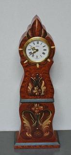 Tafelklok - Vintage - Verguld brons, Grenenhout,, Antiek en Kunst