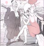 Spotprent met Colijn en Aalberse op de pier (lijst optie), Antiek en Kunst, Kunst | Litho's en Zeefdrukken, Verzenden