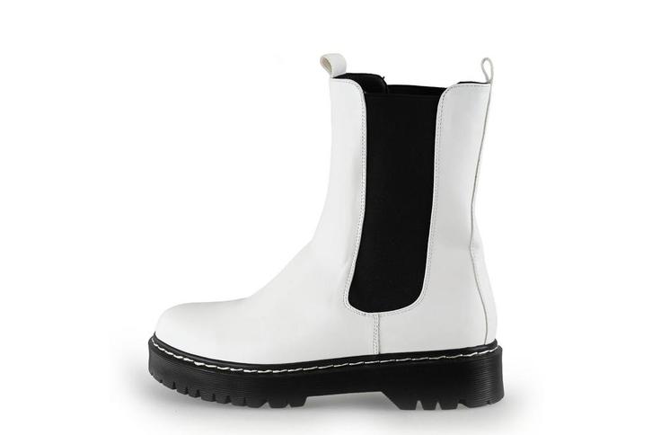 La Strada Chelsea boots in maat 41 Wit, Kleding | Dames, Schoenen, Wit, Zo goed als nieuw, Overige typen, Verzenden