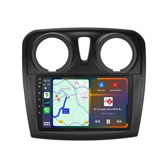 Android navigatie radio Dacia Sandero Logan 2013-2019, An..., Auto diversen, Autoradio's, Nieuw, Verzenden