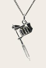 Zilveren Tatoeage spuit ketting hanger, Verzenden, Nieuw