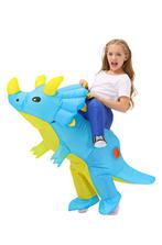 KIMU® Opblaas Kostuum Triceratops Blauw Kinderen Opblaasbaar, Kleding | Heren, Carnavalskleding en Feestkleding, Nieuw, Carnaval