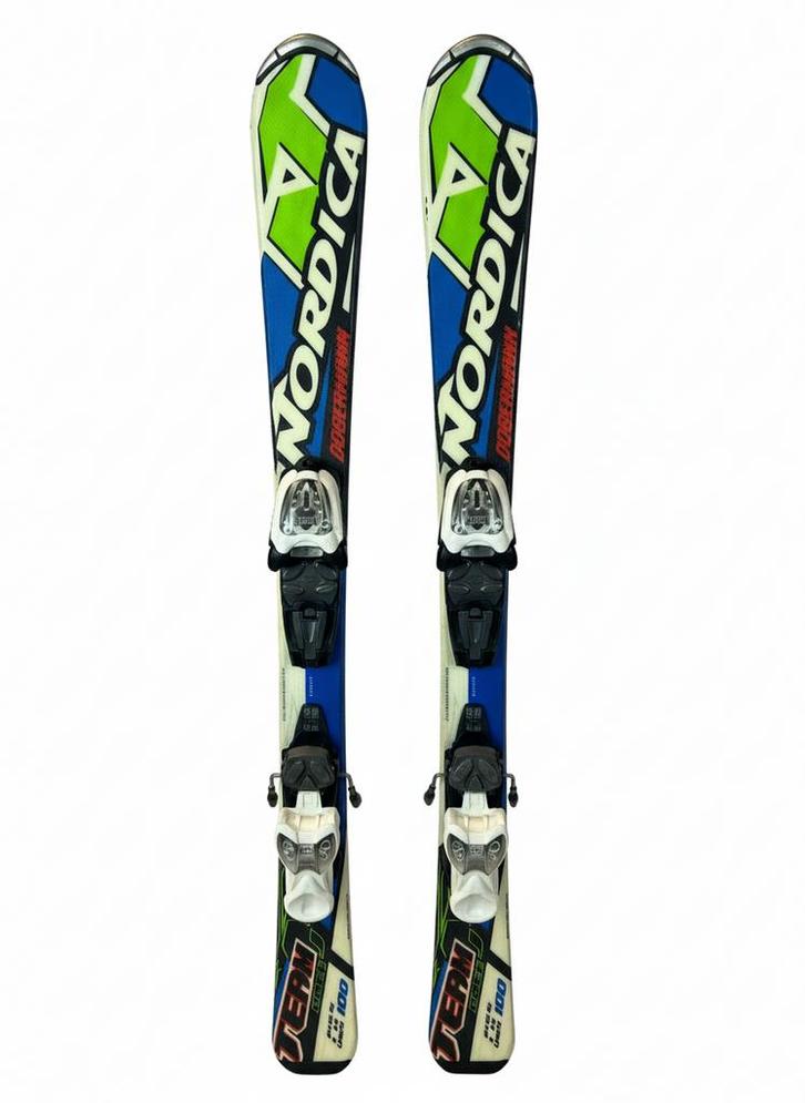 Nordica Dobermann Team Race J-120 cm, Sport en Fitness, Skiën en Langlaufen, Skiën, Carve, Gebruikt, Nordica, Ski's, Ophalen of Verzenden