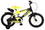 Sportivo Kinderfiets – Jongens – 16 inch – Neon Geel Zwart