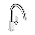 Keukenmengkraan HansGrohe Vernis Shape M35 Eengreeps Met, Ophalen of Verzenden, Nieuw, Chroom, Kraan