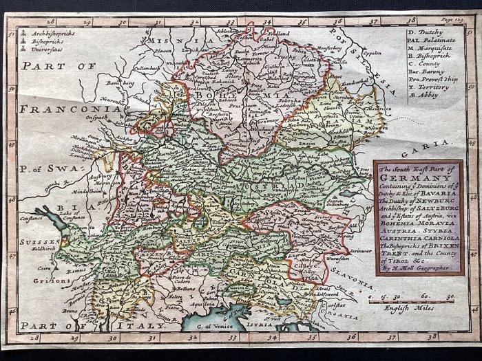 Duitsland - 2 kaarten van Zuidwest-Duitsland & Frankfurt;, Boeken, Atlassen en Landkaarten