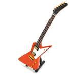 Miniatuur Gibson Explorer gitaar met gratis standaard, Ophalen of Verzenden, Nieuw, Pop, Beeldje of Miniatuur