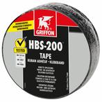 Griffon HBS-200 Tape 75mm/5m Zwart, Ophalen of Verzenden, Nieuw