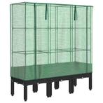 Plantenbak met Kas 120cm - Retourdeal - 41% Korting!, Kunststof, 100 cm of meer, Nieuw, Ophalen of Verzenden