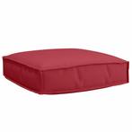vidaXL Palletkussen voor zitting Wijnrood 60 x 60 x 12 cm, Huis en Inrichting, Woonaccessoires | Kussens, Verzenden, Nieuw, Rood