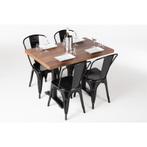 Bolero voorgeboord rechthoekig tafelblad Rustic Oak 1100x700, Zakelijke goederen, Horeca | Meubilair en Inrichting, Verzenden
