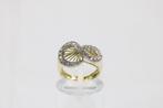 Ring - 18 karaat Geel goud - 0.88ct. tw. Diamant, Sieraden, Tassen en Uiterlijk, Ringen, Nieuw