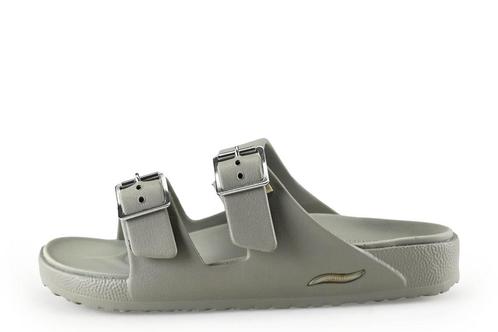 Birkenstock Slippers in maat 38½ Groen | 10% extra korting, Kleding | Dames, Schoenen, Groen, Zo goed als nieuw, Slippers, Verzenden