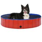 vidaXL Hondenzwembad inklapbaar 160x30 cm PVC rood, Verzenden, Nieuw
