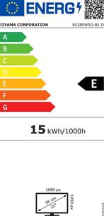 Iiyama ProLite E2280WSD-B1 - Monitor, Verzenden, Nieuw