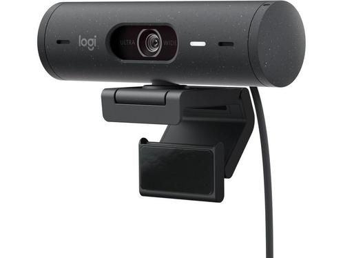 Logitech Brio 500 - Webcam - Full HD - 1080p/30fps -, Computers en Software, Webcams, Zo goed als nieuw, Verzenden