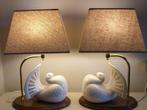 Lamp (2) - Messing, geglazuurde keramiek - De glamour van, Huis en Inrichting, Nieuw