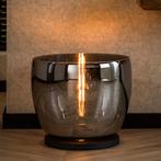 *WOONWINKEL* Lage Vloerlamp Grijs Rookglas 48 Cm, Huis en Inrichting, Lampen | Vloerlampen, Verzenden, Nieuw