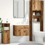 vidaXL Wastafelkast 60x38,5x46 cm bewerkt hout oud, Verzenden, Nieuw, Minder dan 100 cm