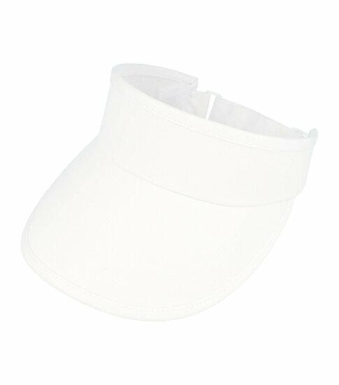Zonneklep Stevige Klep Verstelbaar Maat 54cm - 59cm Wit, Kleding | Dames, Hoeden en Petten