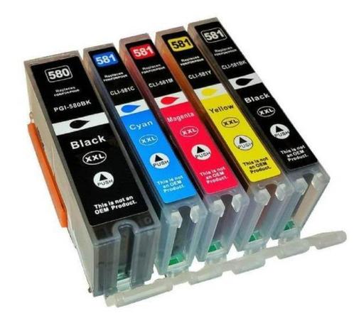 Canon PGI-580/CLI-581 XXL (€ 14,95 per hele set) Huismerk, Computers en Software, Printerbenodigdheden, Cartridge, Nieuw, Ophalen of Verzenden