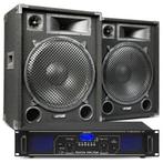 MAX15 DJ luidspreker en Bluetooth versterker combinatie 2000, Nieuw, Verzenden