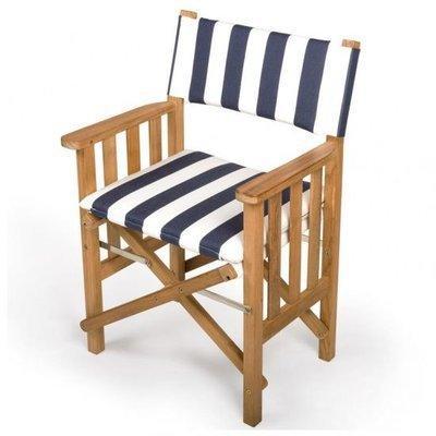 Regisseursstoel II navy/wit deluxe - ongeolied, Watersport en Boten, Accessoires en Onderhoud, Verzenden