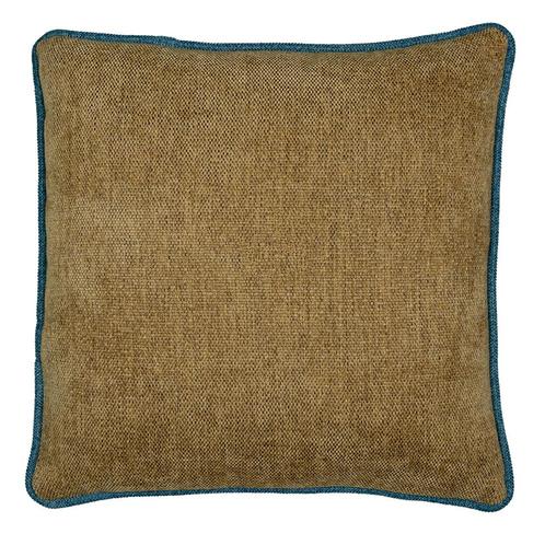 kussen met bies beige petrol 45x45cm*, Huis en Inrichting, Woonaccessoires | Overige, Verzenden
