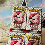 Pokémon Booster Pack - 4x 151 English, Hobby en Vrije tijd, Verzamelkaartspellen | Pokémon, Nieuw