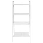 Ladder boekenkast 4 schappen metaal wit (Kasten, Interieur), Huis en Inrichting, Verzenden