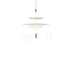 Vibia Flamingo 1550 Hanglamp LED, goud - 1-10 v/push, Verzenden, Nieuw