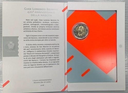San Marino. 2 Euro 2018 Bernini (Zonder Minimumprijs), Postzegels en Munten, Munten | Europa | Euromunten